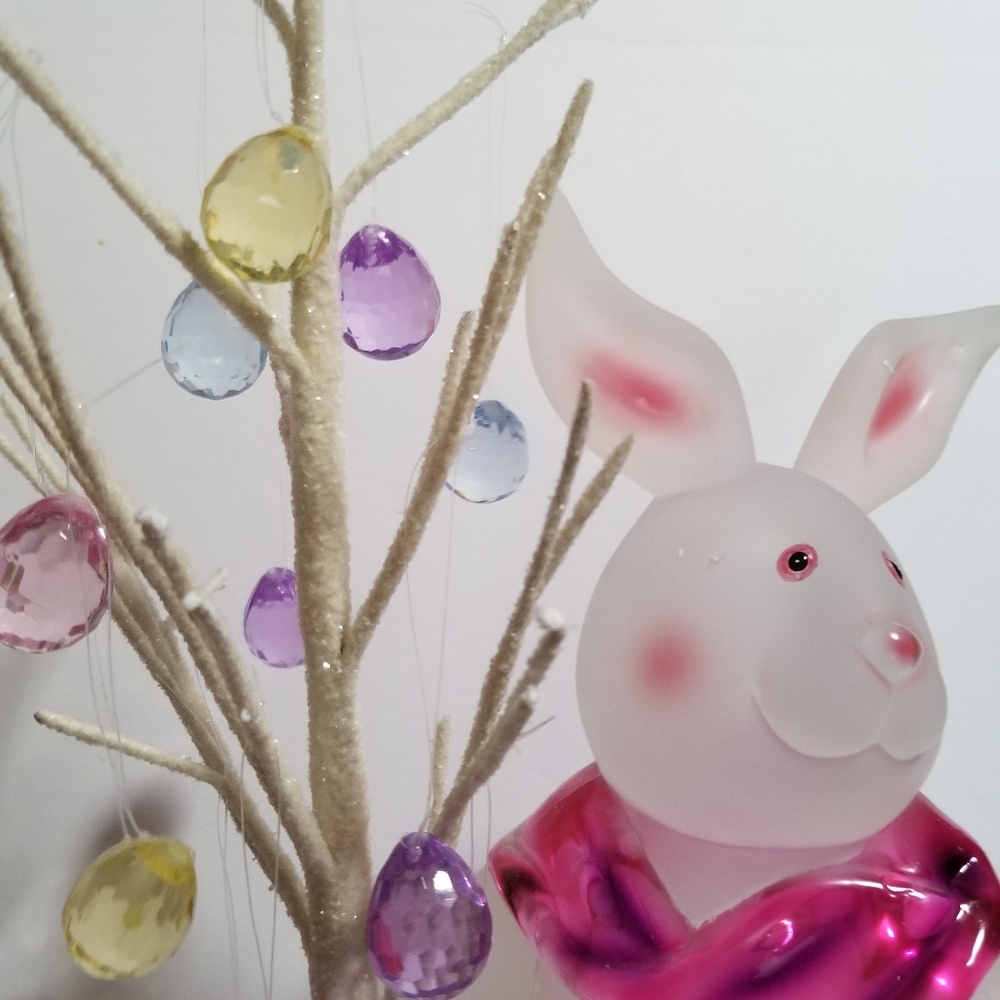 Easter Bunny Tree w/Glass Eggs - Picture 7 of 8